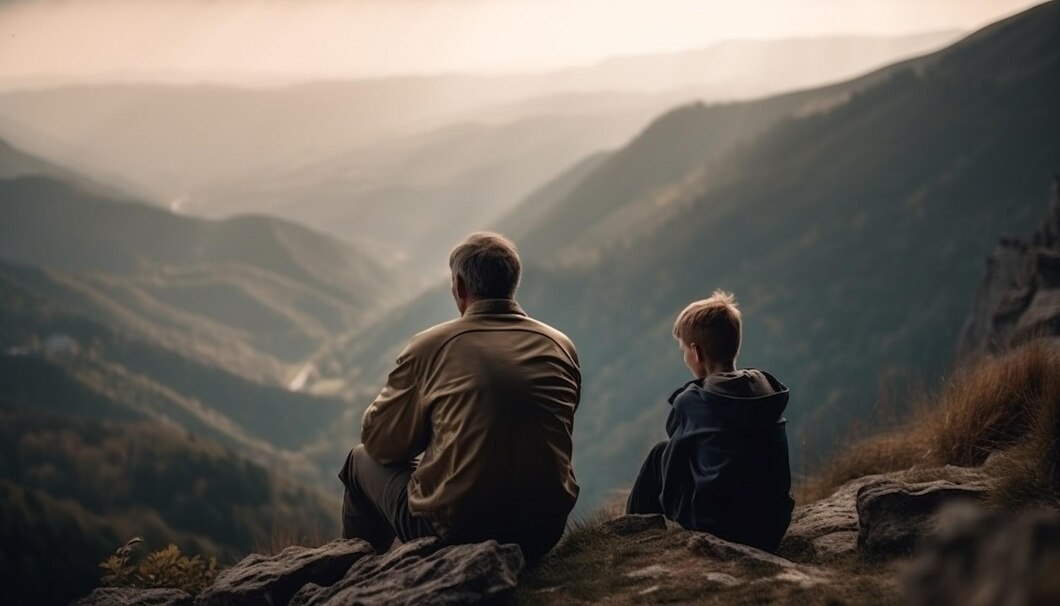 Father and son